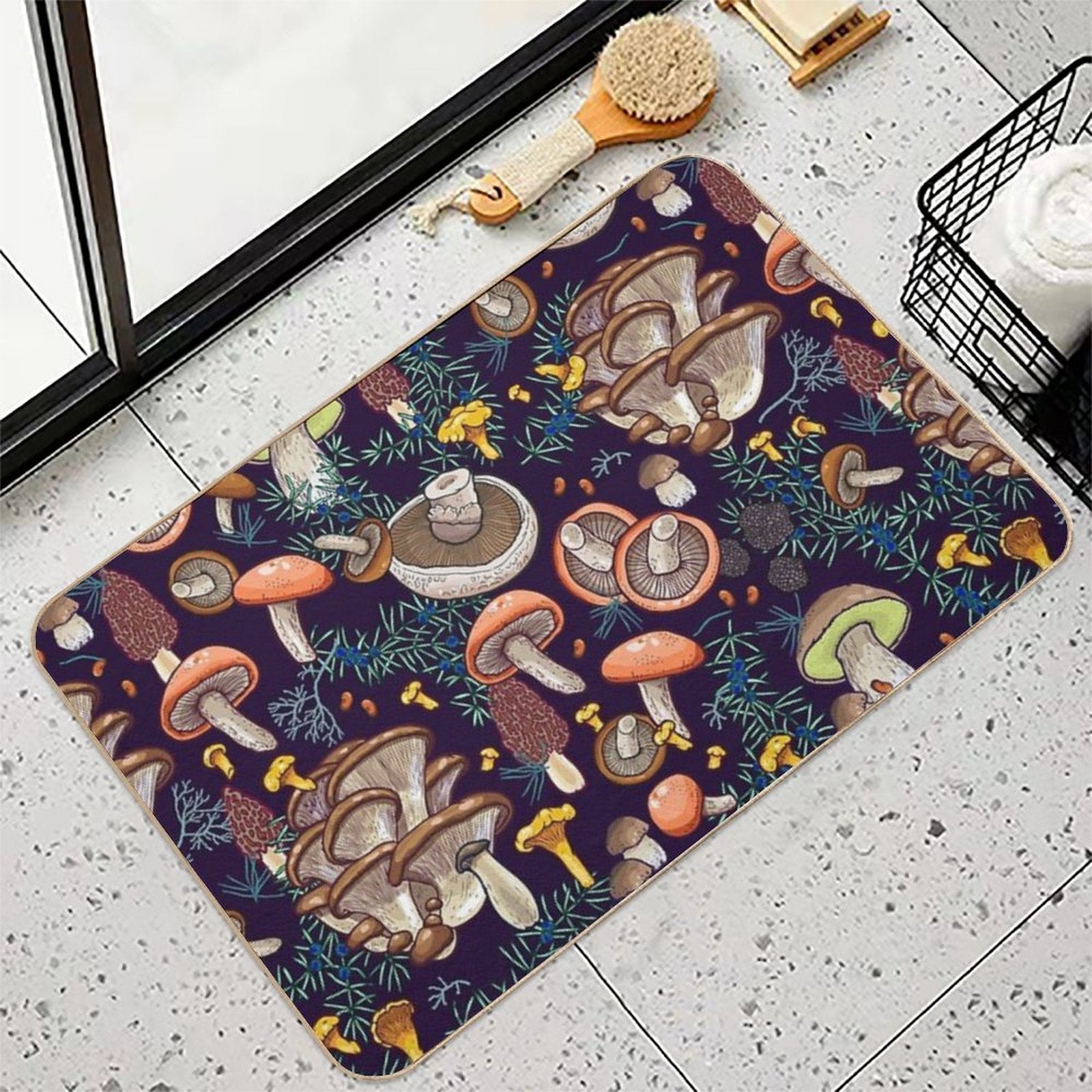 Dark Dream Forest  Eco-Friendly Bath Mat