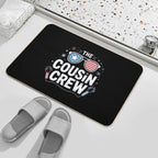 Cousin Crew 4th of July Patriotic American Family Matching  High-Traffic Bath Mat