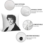 Mr Darcy Soft Easy Maintenance Throw Pillow