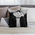 Number 4  Version 1 Soft Washable Throw Pillow