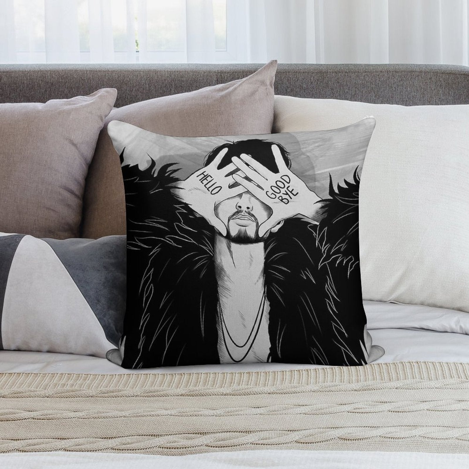 Number 4  Version 1 Soft Washable Throw Pillow