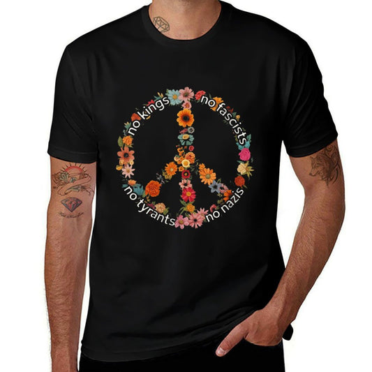 Womens No Kings No Fascists No Tyrants No Nazis  Odor-resistant T-Shirt
