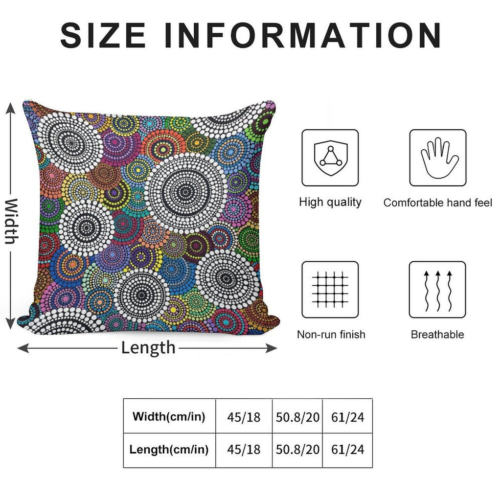 One Mob Soft Washable Throw Pillow