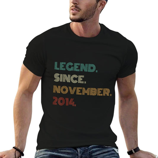11 Years Old Legend Since November 2014 11th Birthday  Slim-fit Cut T-Shirt