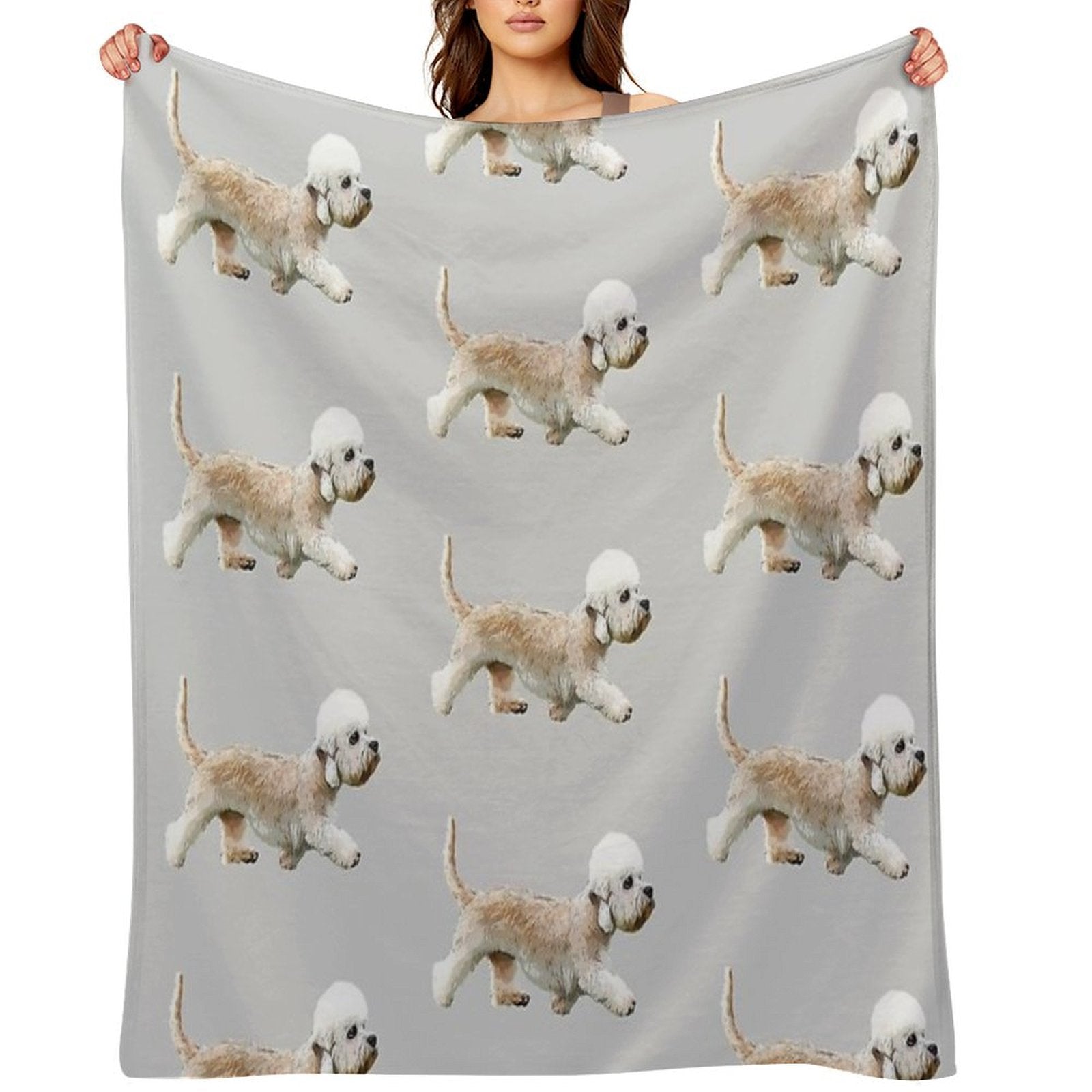 Dandie Dinmont Terrier Comfort Throw Blanket