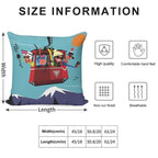 Val D'Isere Poster Soft Home Decor Throw Pillow