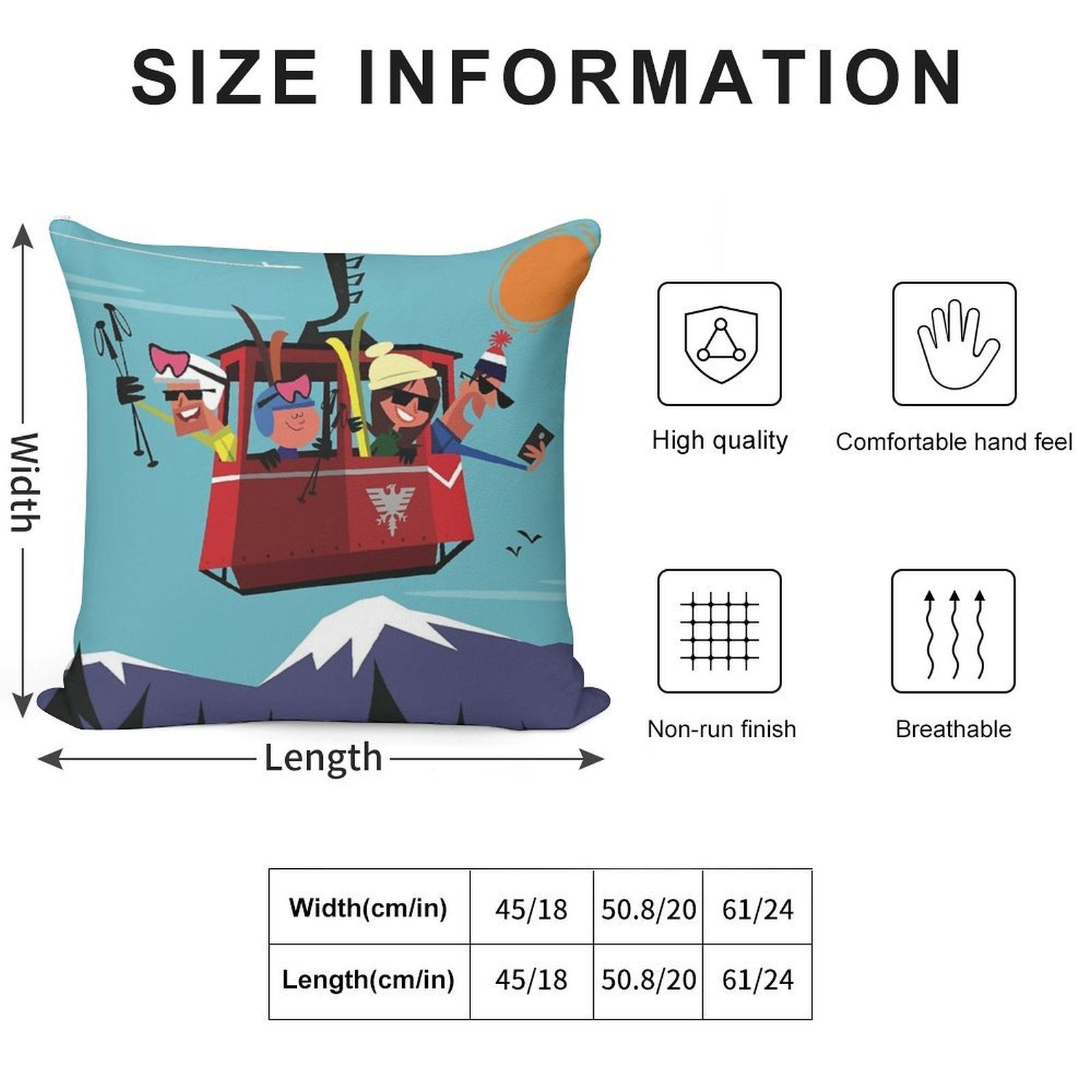 Val D'Isere Poster Soft Home Decor Throw Pillow