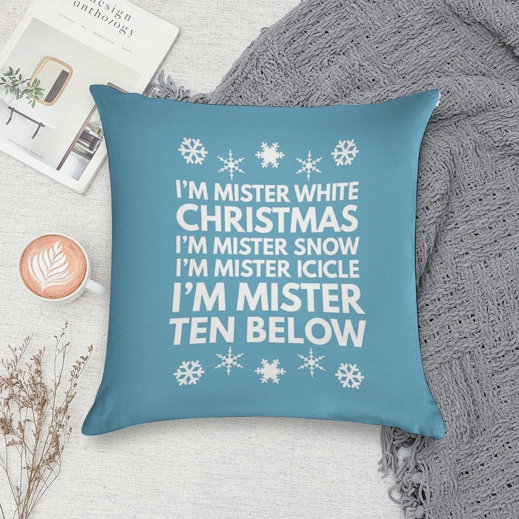 Snow Miser Soft Ultra-Soft Texture Throw Pillow