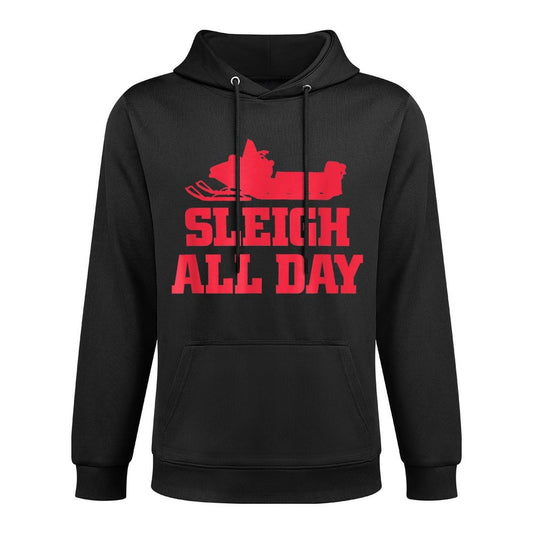 Snowmobile Christmas Sleigh All Day All-Day Comfort Hoodie