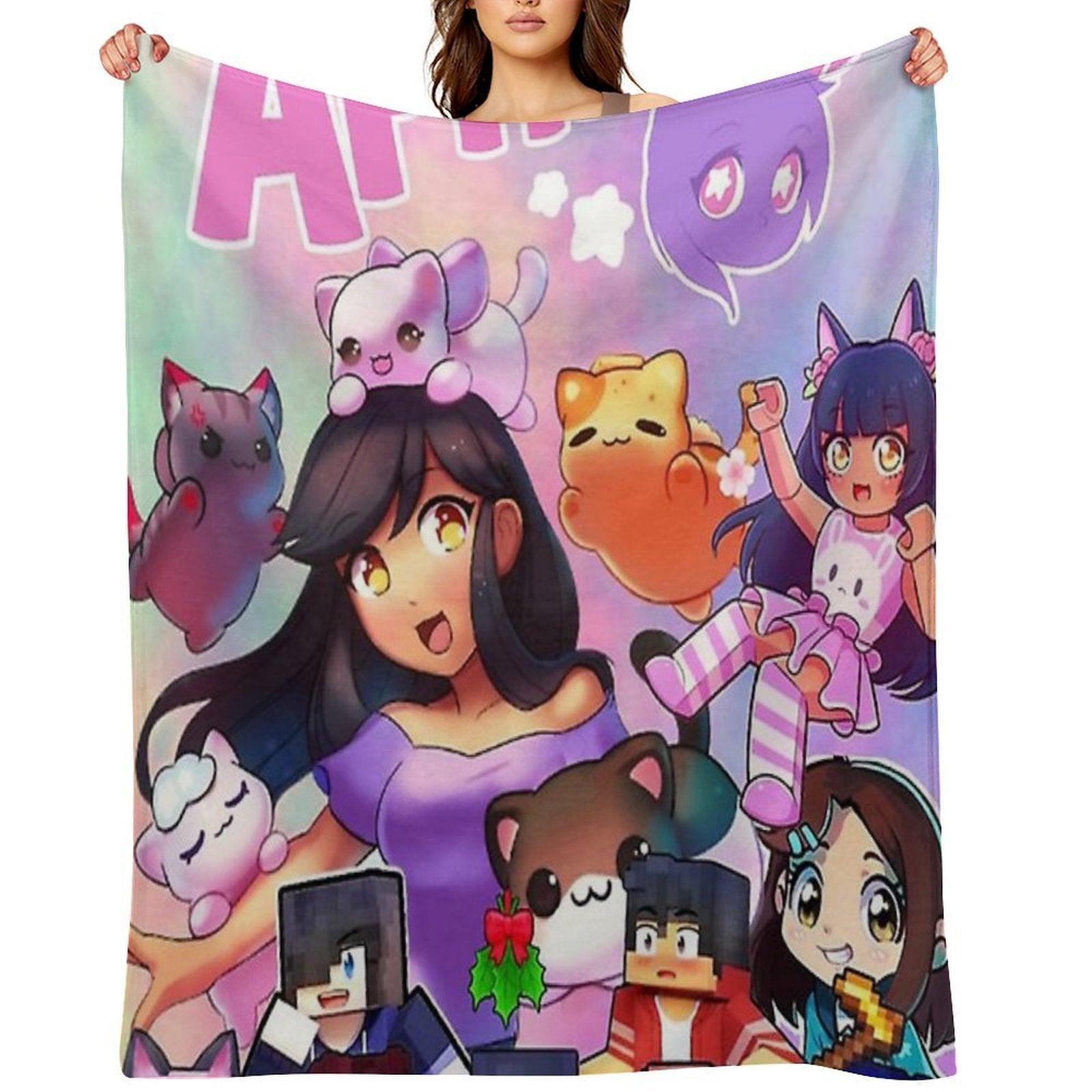 Aphmau Art Poster Classic Poster Wrinkle-free Throw Blanket