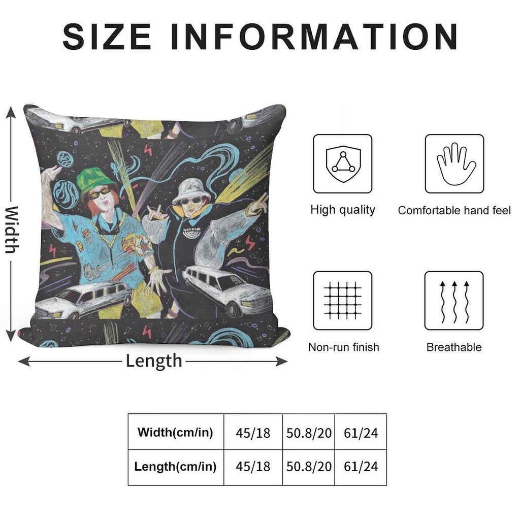 Kevin And Perry Go Large Soft Fade-Resistant Throw Pillow