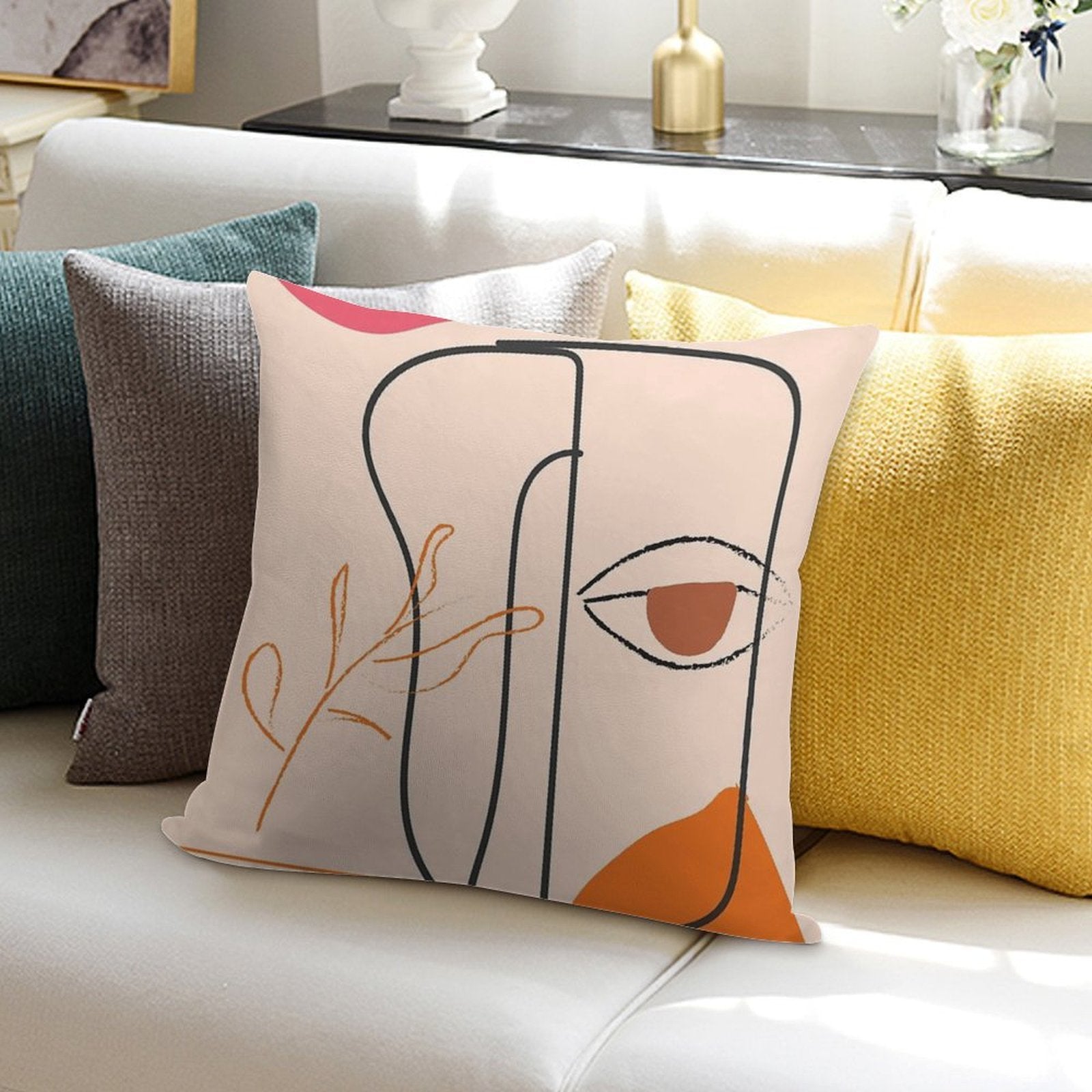 Minimal Soft Fade-Resistant Throw Pillow
