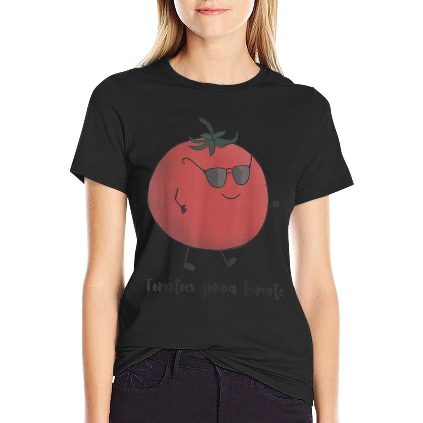 Tomatoes Gonna Tomate Funny Tomato Gardener T-shirt  Fade-proof Color T-Shirt
