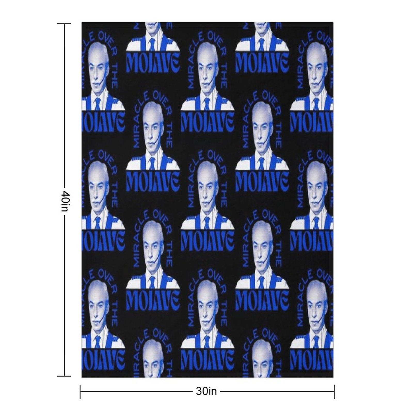 Miracle over The Mojave Nathan Sustainable Throw Blanket