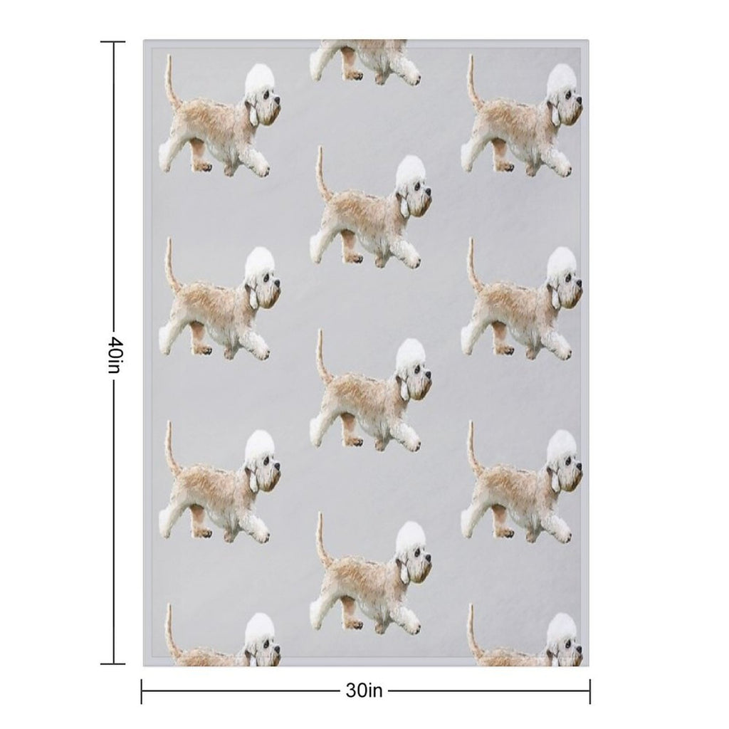 Dandie Dinmont Terrier Comfort Throw Blanket