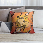 Australian Aboriginal Art Soft Style Accent Throw Pillow