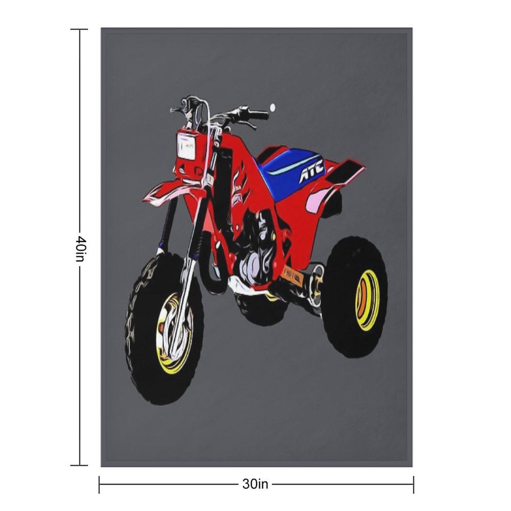 1986 ATC 250R Travel-friendly Throw Blanket