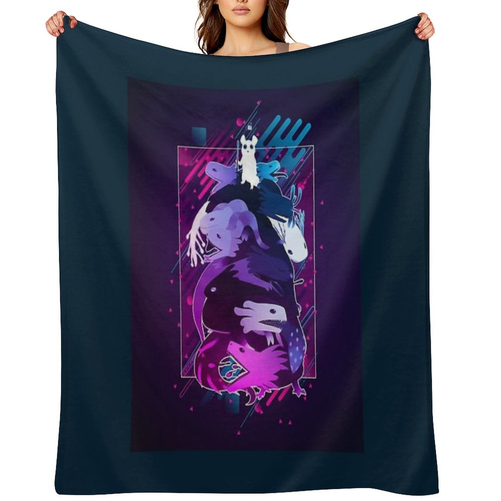 Rain World Modern Graphic Quick-dry Throw Blanket