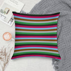 Harlequins Rugby Striped Soft Shrink-Resistant Throw Pillow