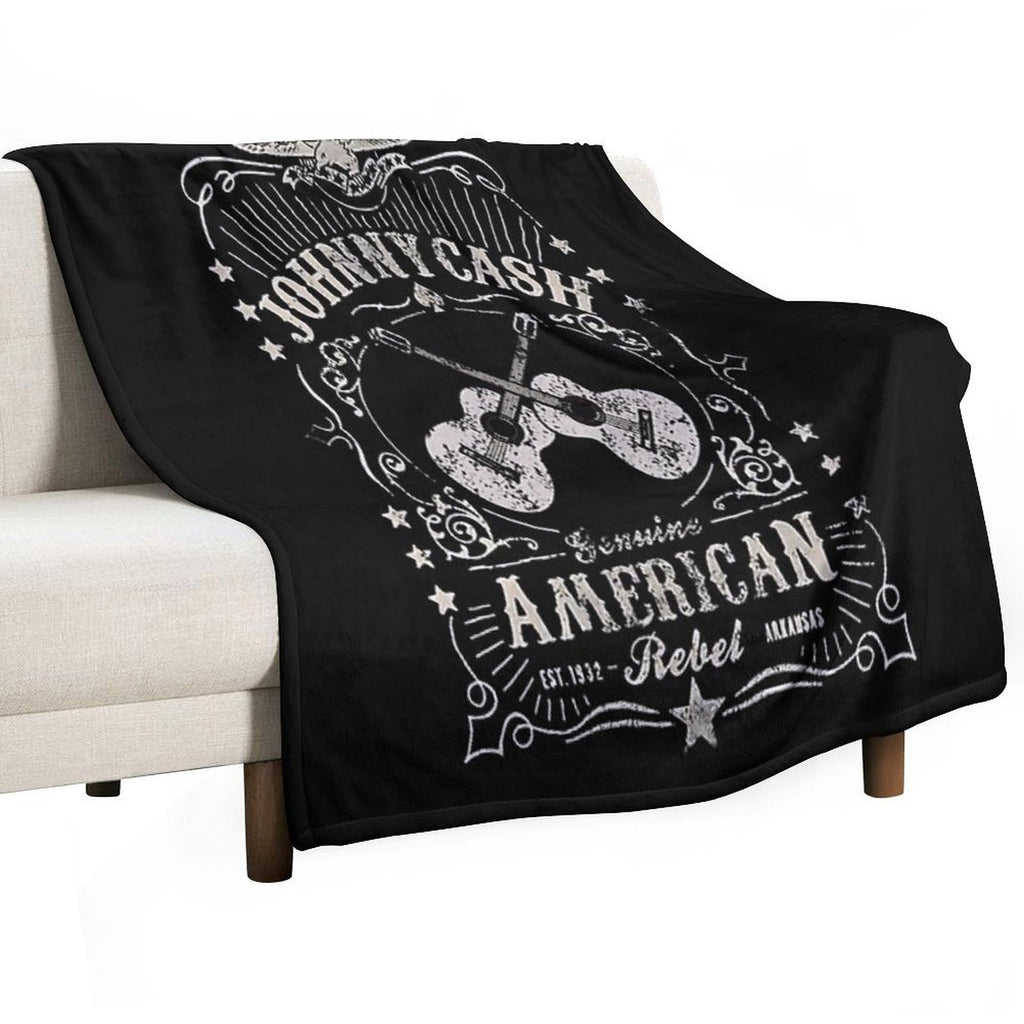 Johnny Cash - Genuine American Rebel Multi-functional Throw Blanket