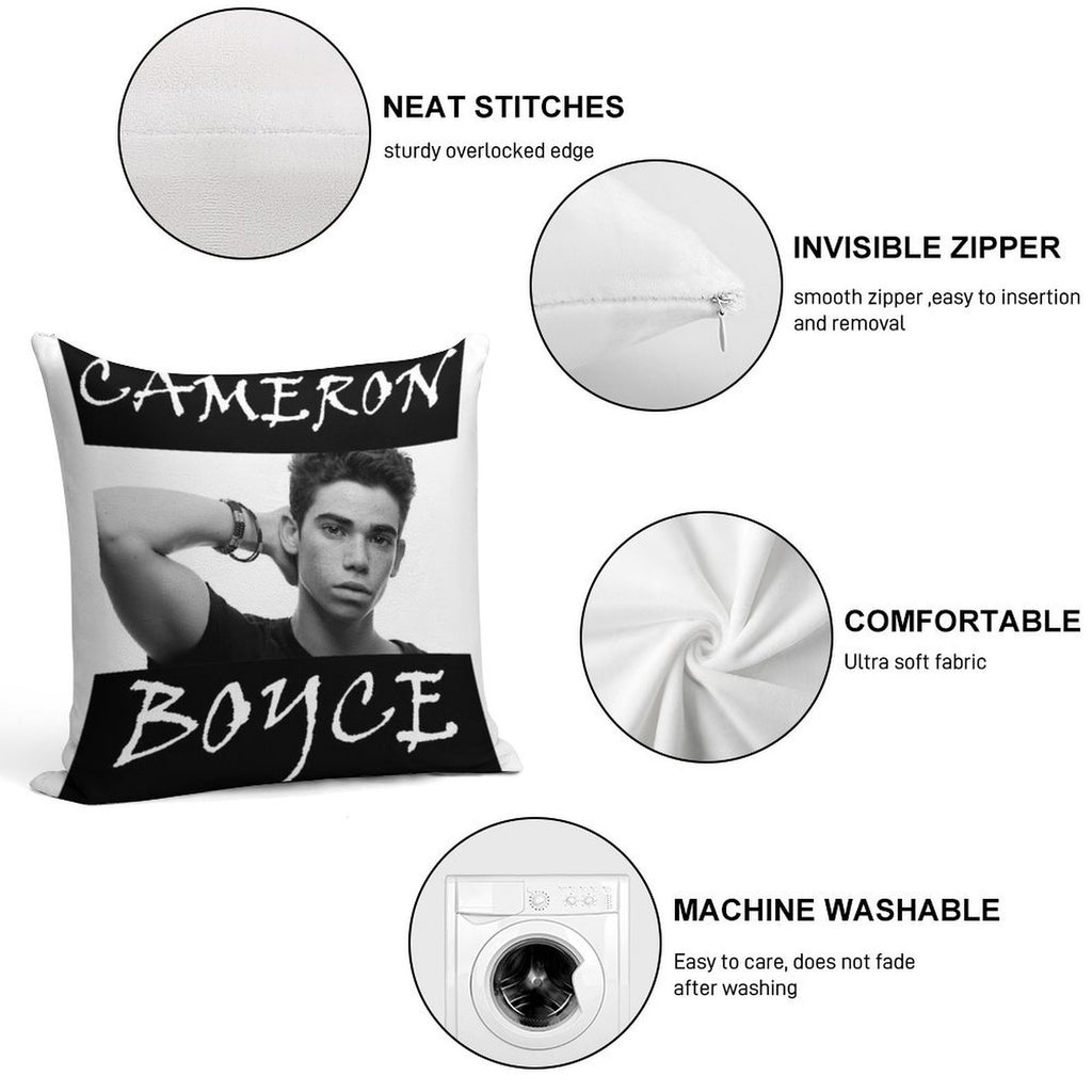 Cameron Boyce Fan Soft Luxury Feel Throw Pillow