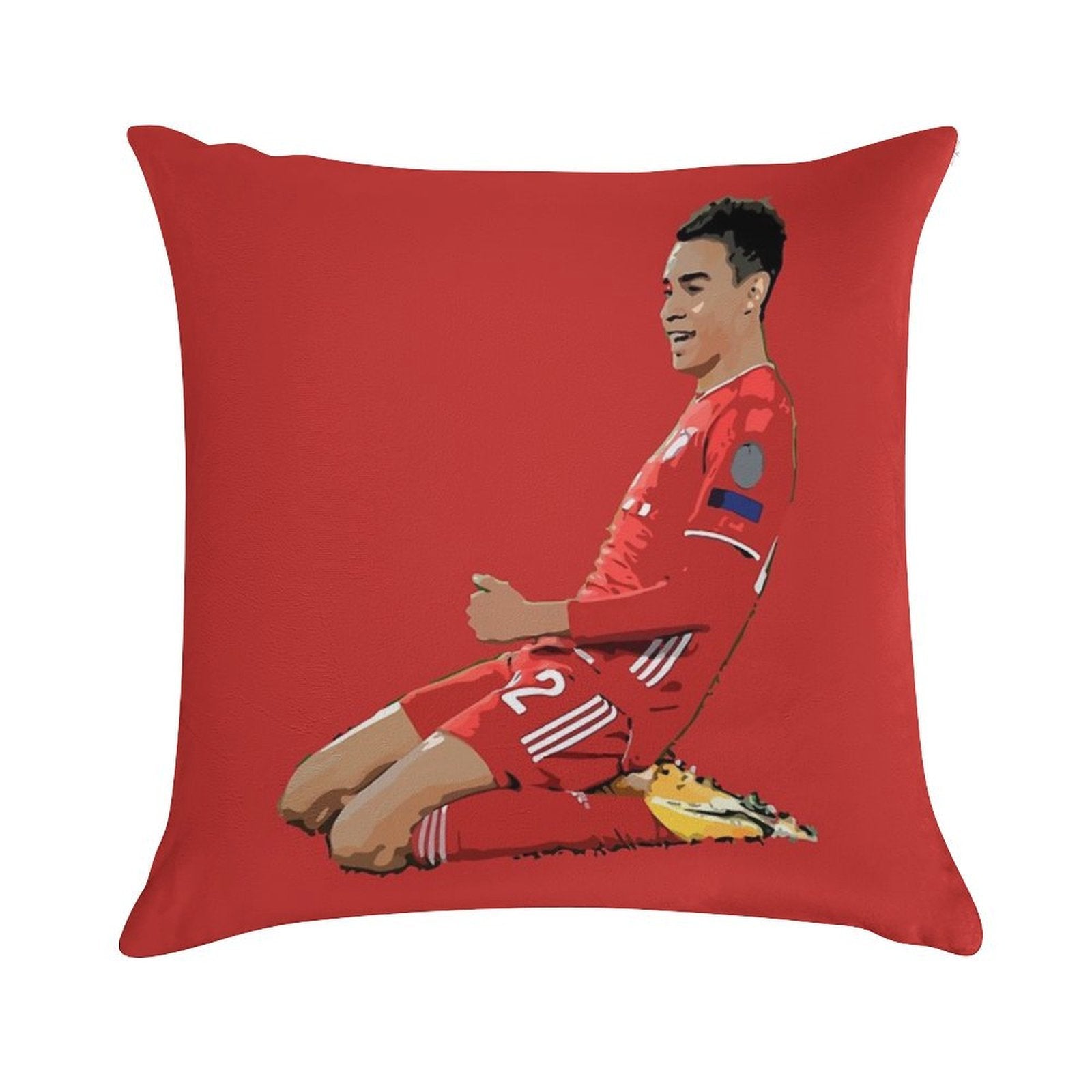Jamal Musiala Soft Warmth Comfort Throw Pillow