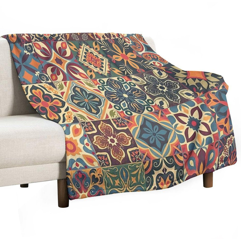 Mosaic of Elegance Versatility Throw Blanket