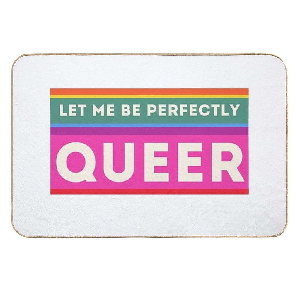 Queer Humour  Fade-Resistant Bath Mat