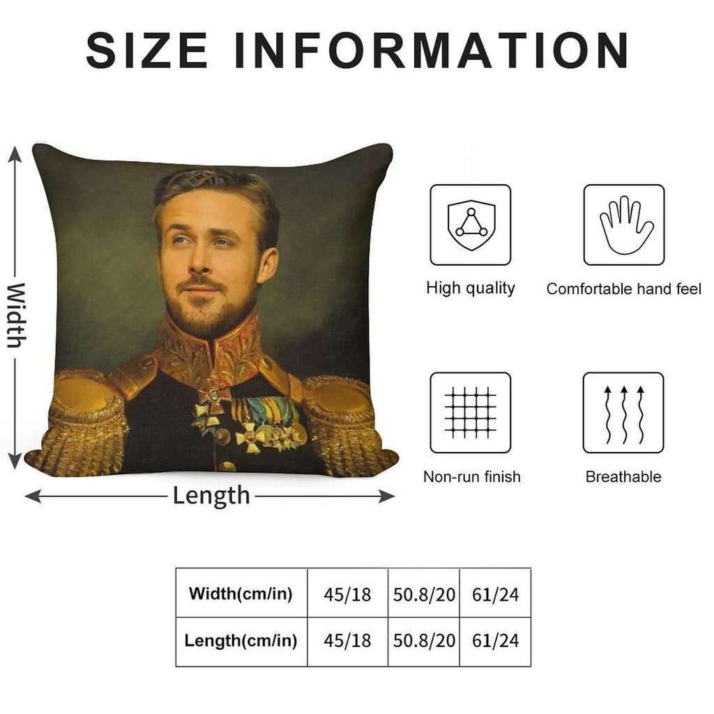 Ryan Gosling Soft Washable Throw Pillow