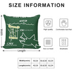 Farewell And Adieu... Soft Reinforced Edging Throw Pillow