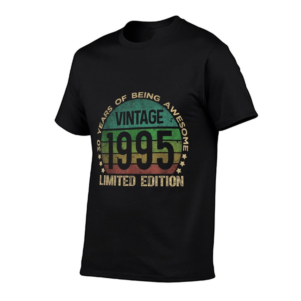 30 Year Old Gifts Vintage 1995 Limited Edition 30th Birthday  High-quality Stitching T-Shirt
