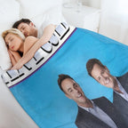 Ant And Dec - 90's Retro Newcastle Eco-conscious Throw Blanket