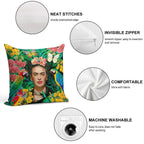 Frida Kahlo Into The Wild Soft High-Density Material Throw Pillow