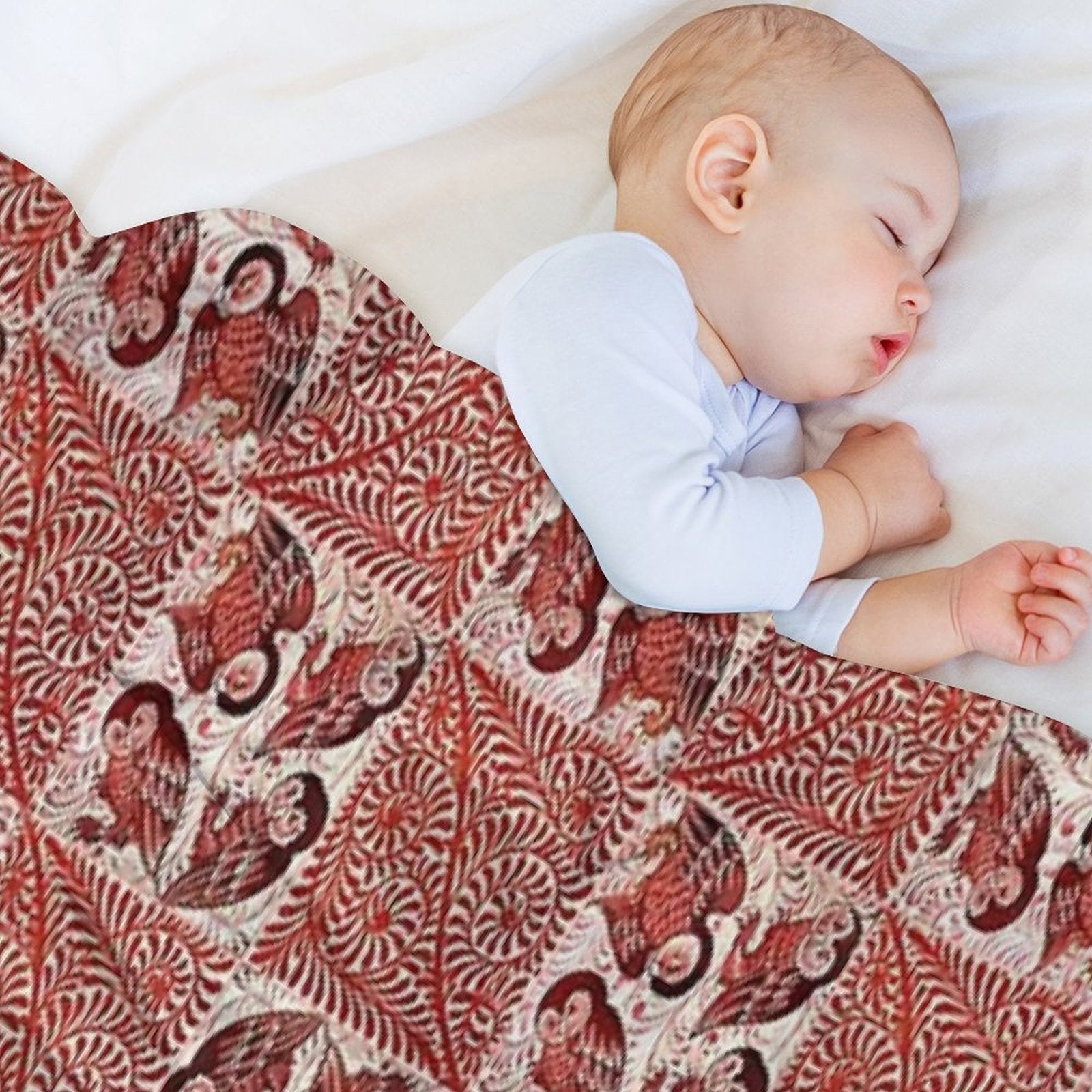 William De Morgan Owls Compact Throw Blanket