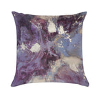 Abstract Fluid Art Eggplant Soft Style Accent Throw Pillow