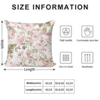 Sepia Old Vintage Roses Botanical Garden on Pink Pattern NightGarden Soft Gift Ready Throw Pillow