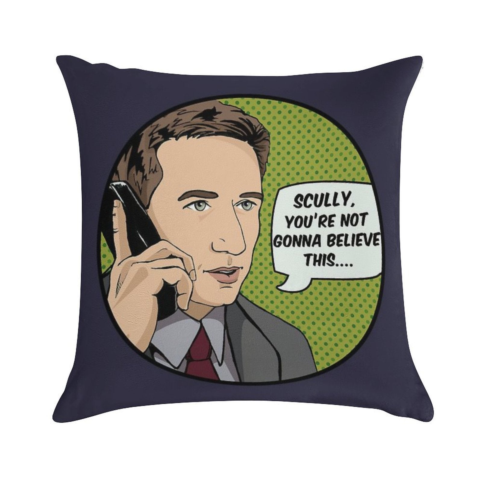 Pop Mulder Soft Style Accent Throw Pillow