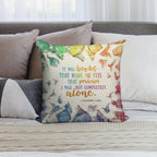 It Was Books Soft Hidden Zipper Throw Pillow