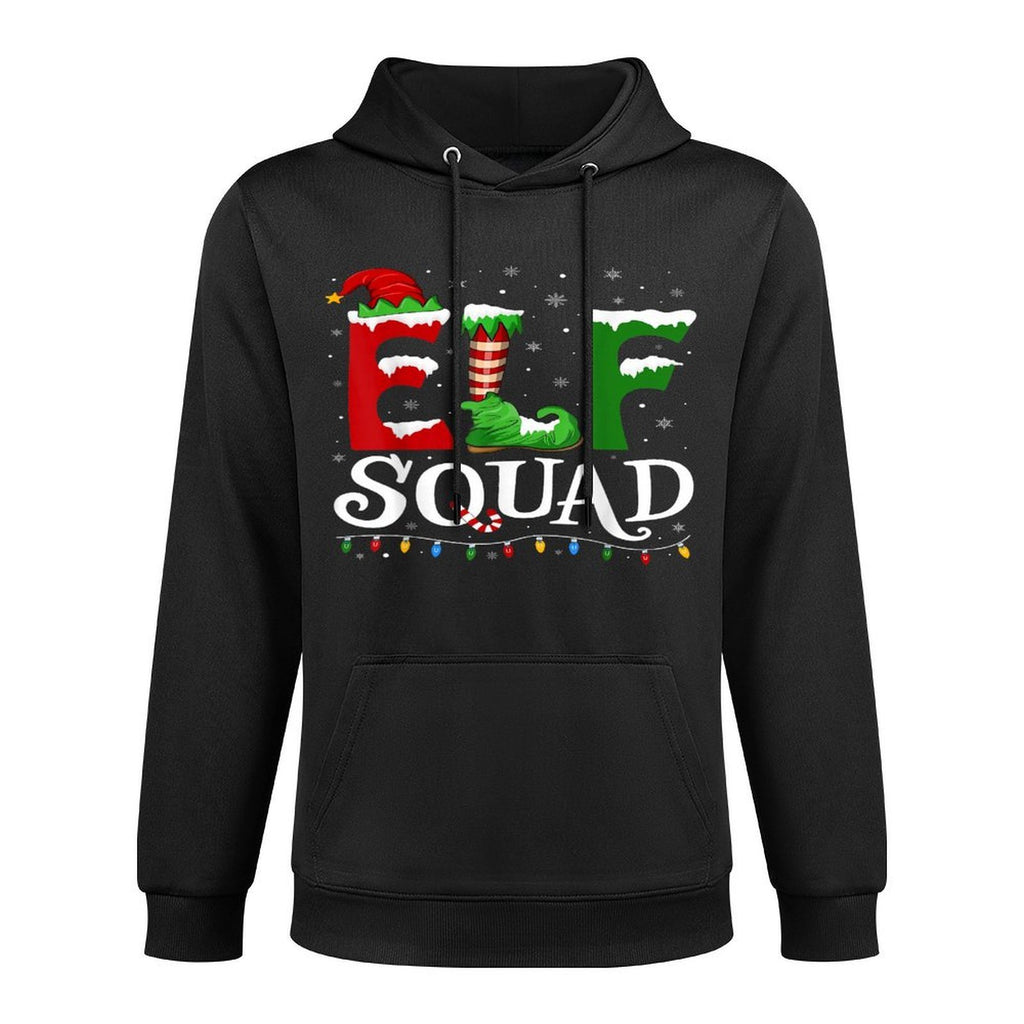 Elf Squad Funny Christmas Family Pajamas Easy Care Hoodie