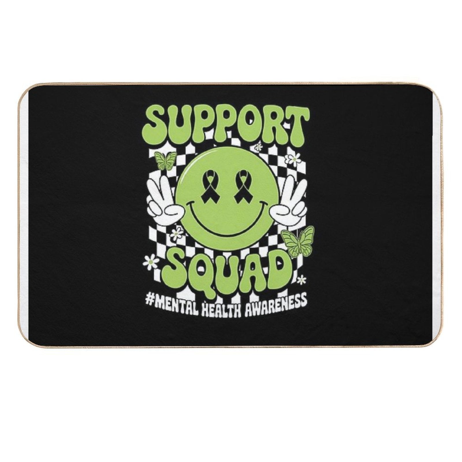 Motivation Support Squad Mental Health Awareness Men Women  Versatile Bath Mat