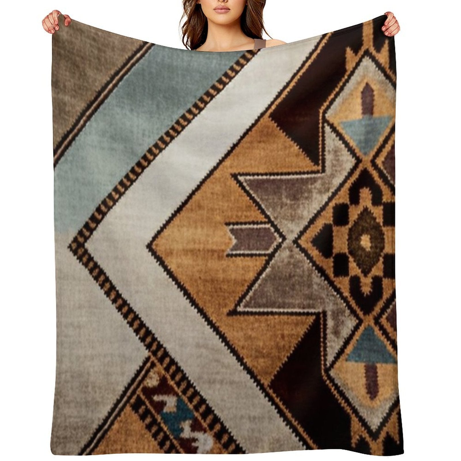 Rustic Southwestern Charm All-season Throw Blanket