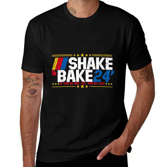 Shake And Bake 24 If You're Not 1st You're Last Meme Combo  Oversized Silhouette T-Shirt