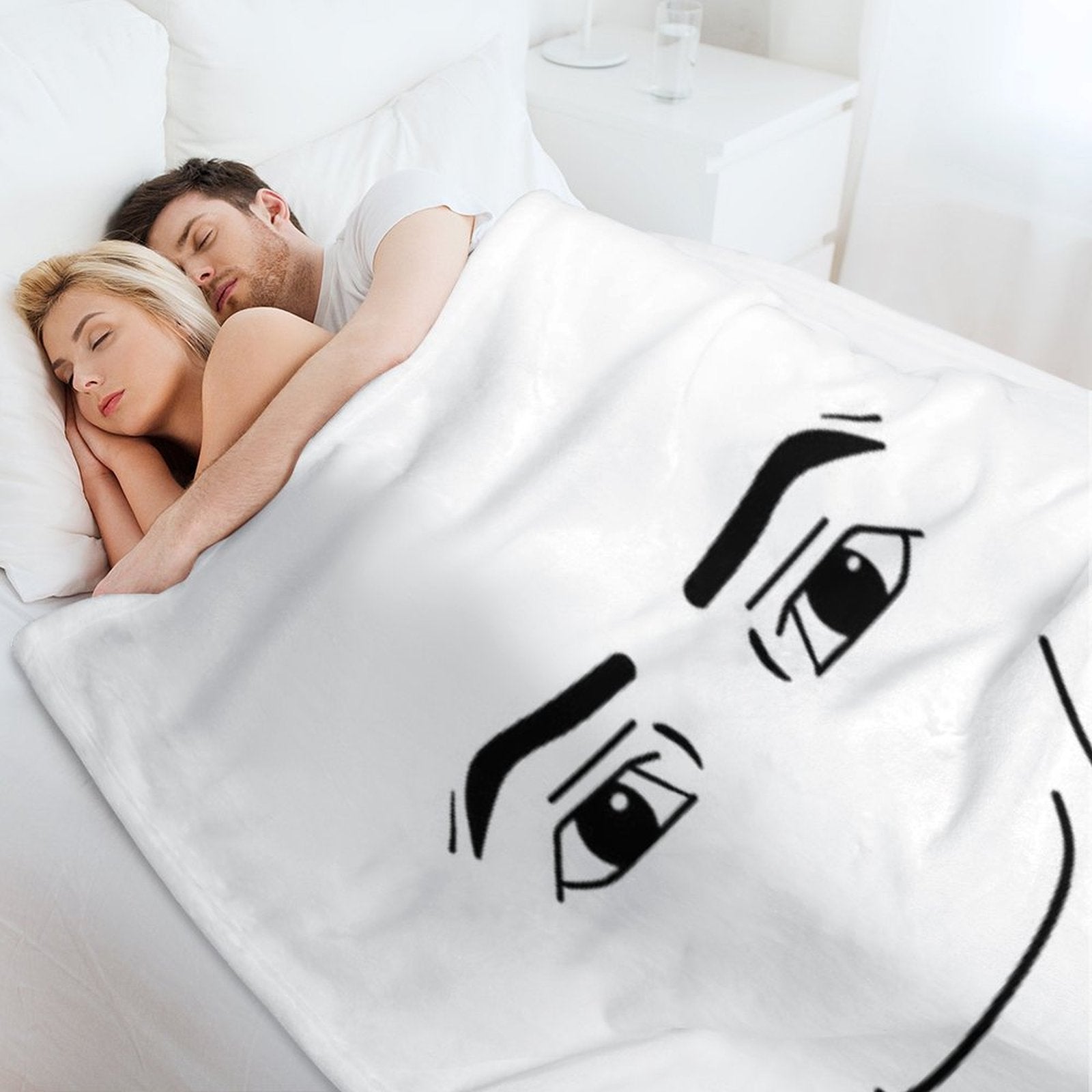 Rob Man Face Lightweight Throw Blanket