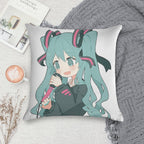 Hatsune Miku Soft Washable Throw Pillow
