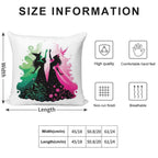 Elphaba & Glinda Wicked The Musical Soft Gift Ready Throw Pillow