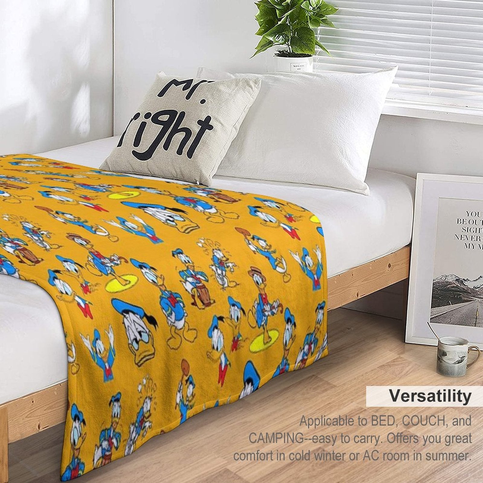 Donald Duck Collage 2 Premium Throw Blanket