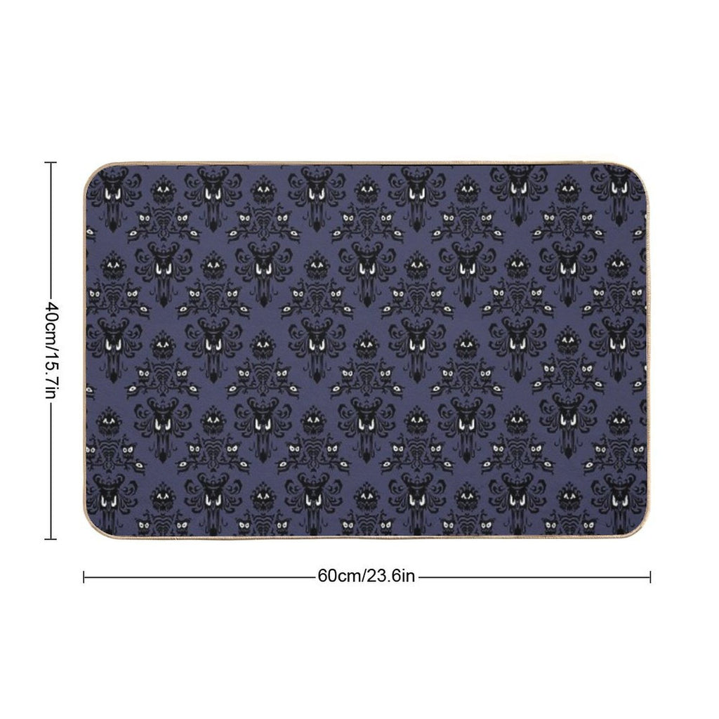 Mansion Demon Face Wallpaper  Eco-Friendly Bath Mat