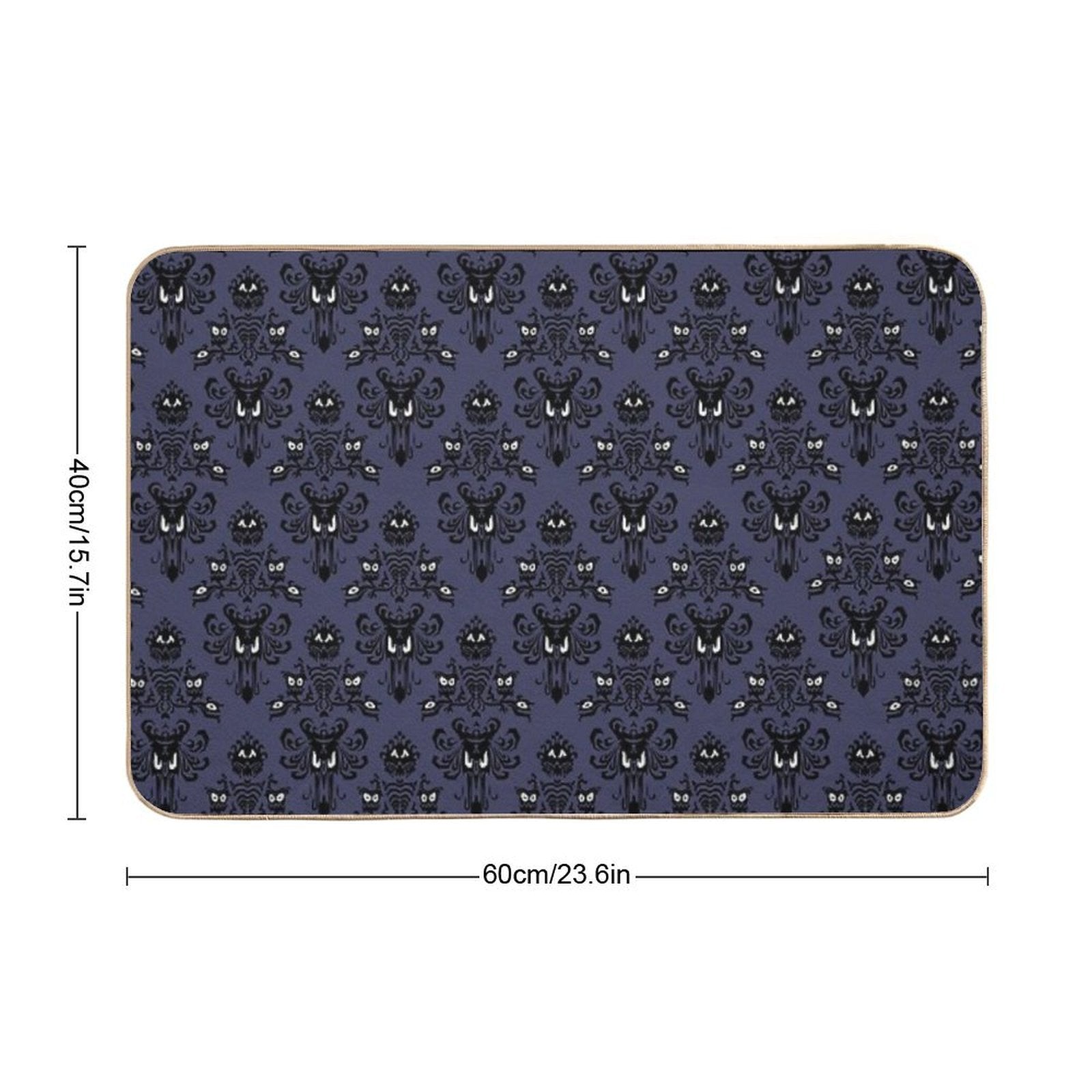 Mansion Demon Face Wallpaper  Eco-Friendly Bath Mat