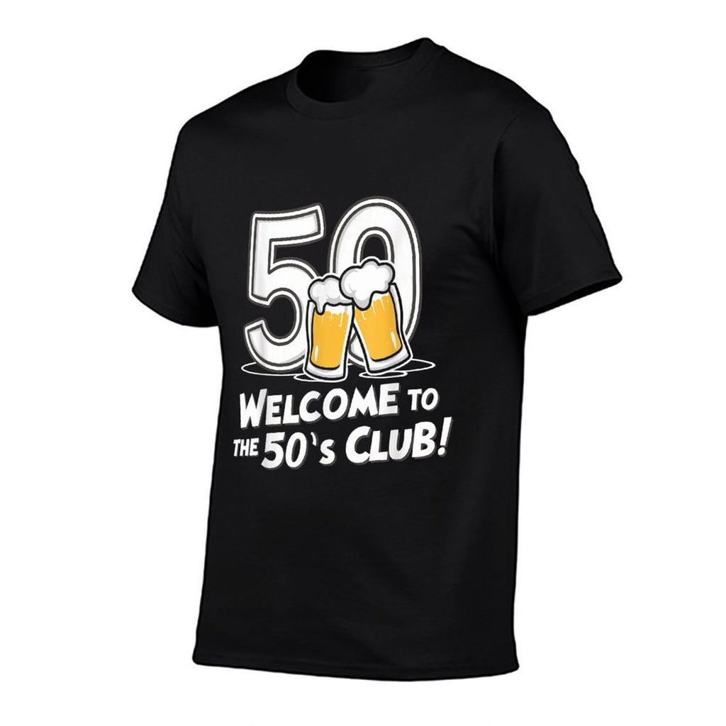 50th Birthday 50 Years Welcome to The 50's Club  Heathered Texture T-Shirt