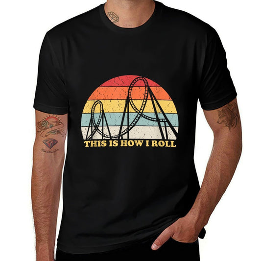 Vintage Retro Roller Coaster Amusement Park Lover  Affordable Price T-Shirt